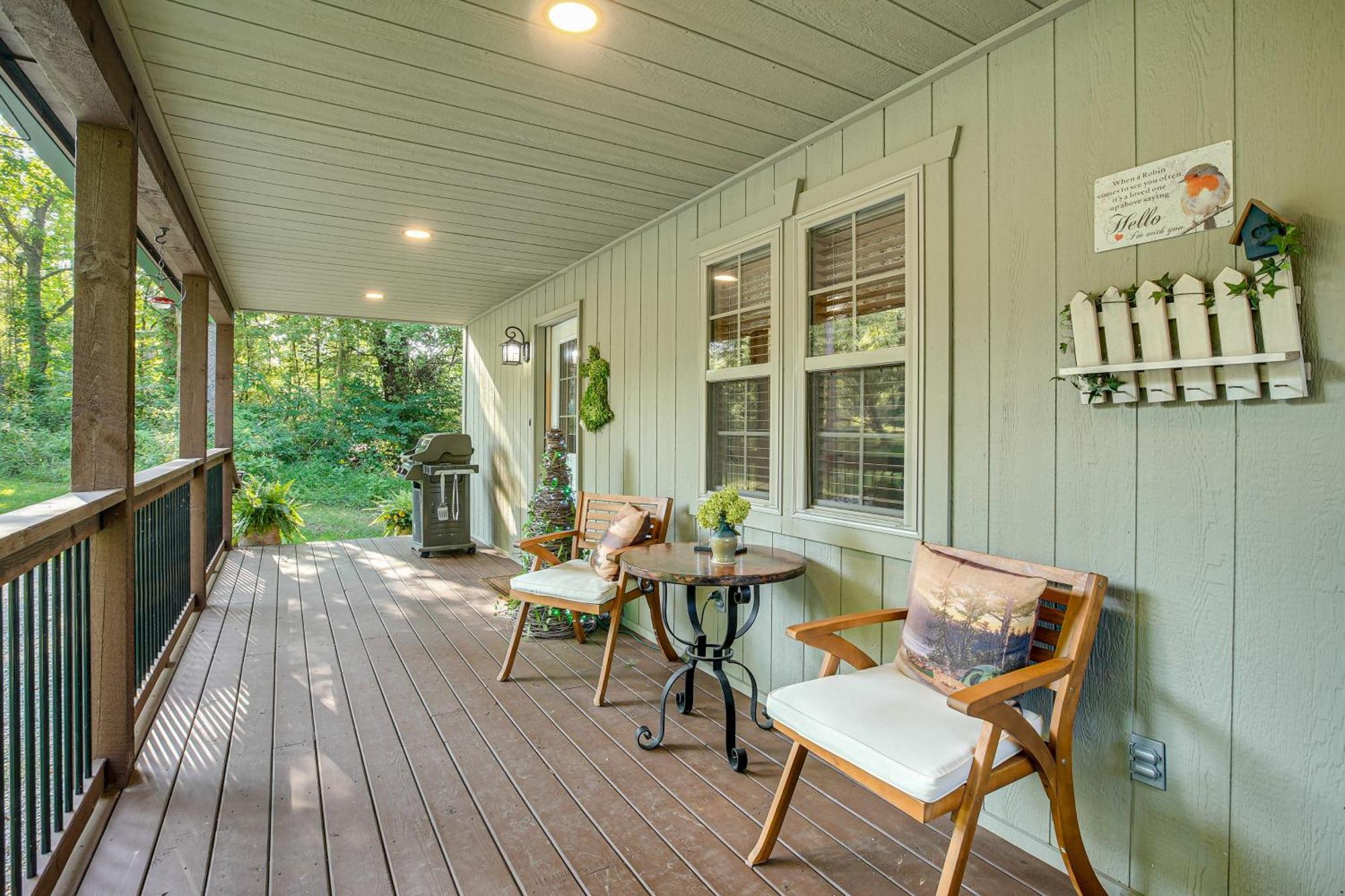 Idyllic Cabin In The Heart Of Hocking Hills Rockbridge Extérieur photo