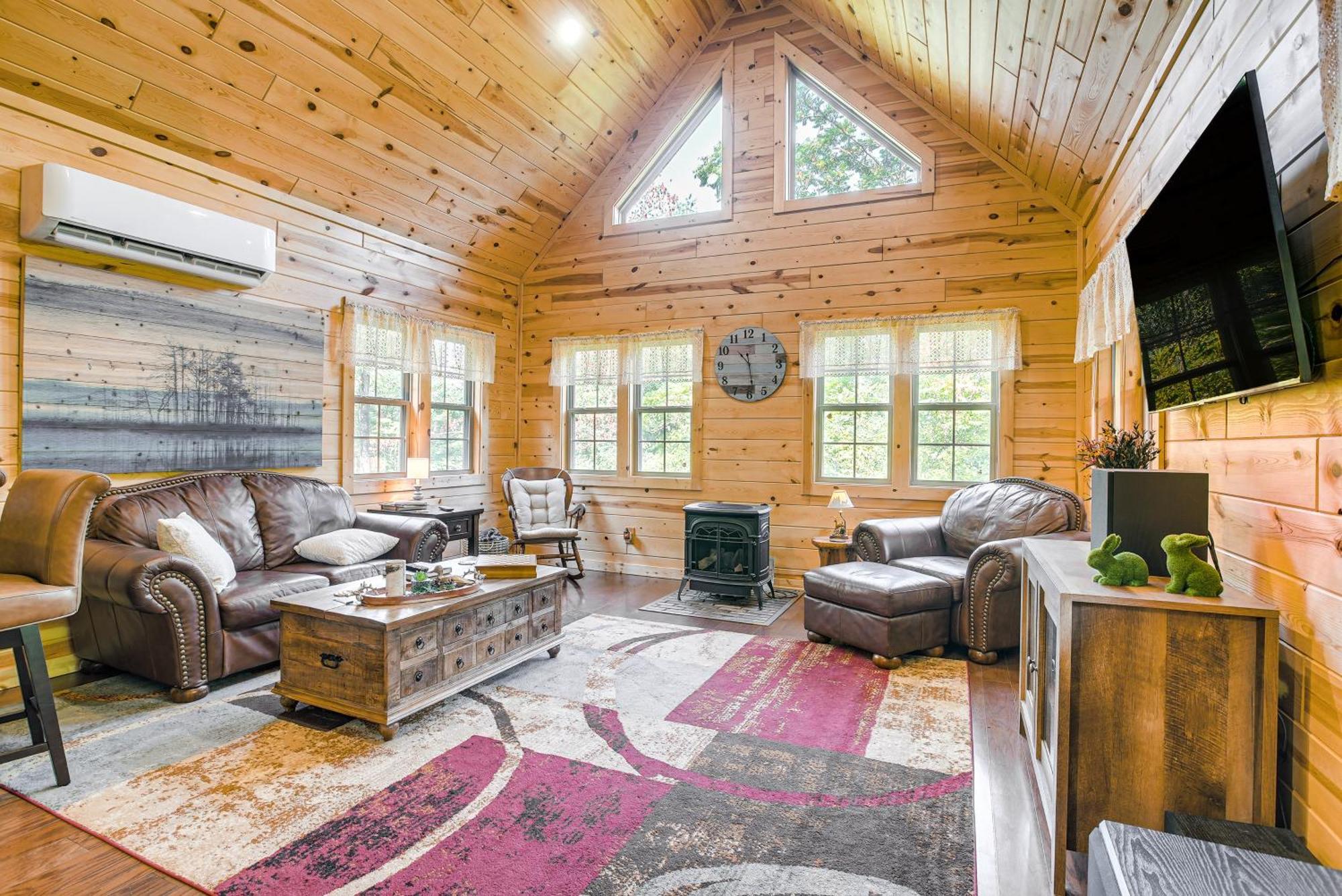 Idyllic Cabin In The Heart Of Hocking Hills Rockbridge Extérieur photo