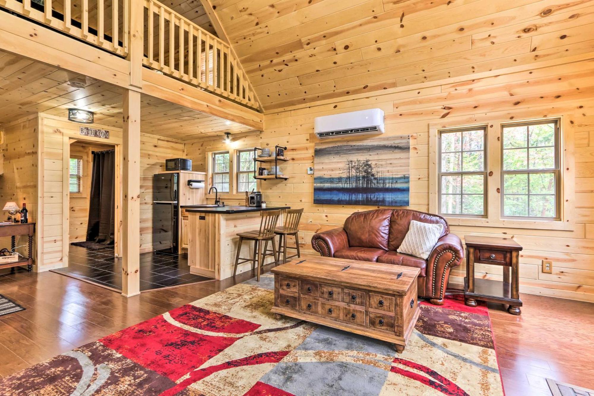 Idyllic Cabin In The Heart Of Hocking Hills Rockbridge Extérieur photo